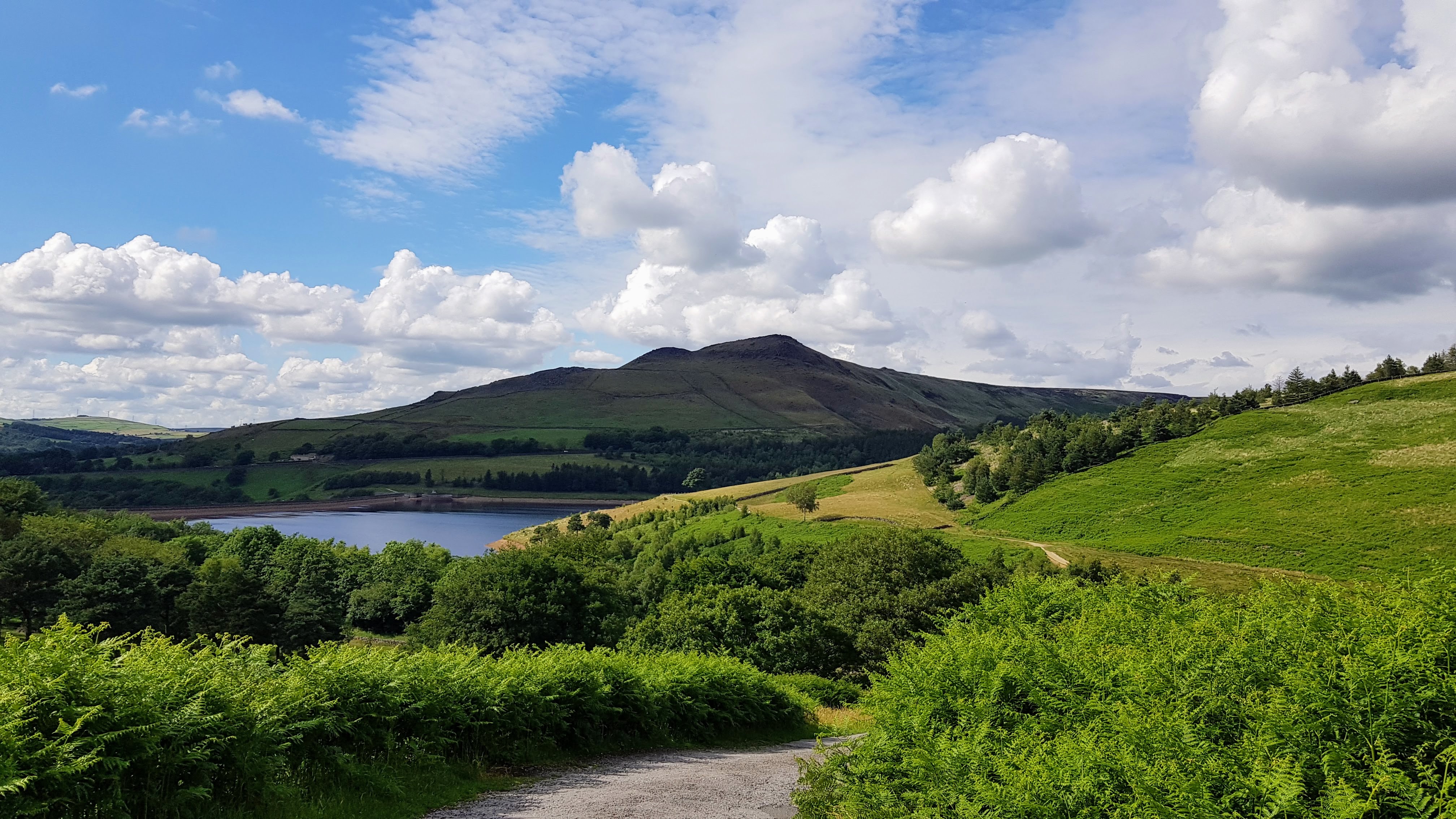 Dovestone Reservoir representing the Saddleworth area.