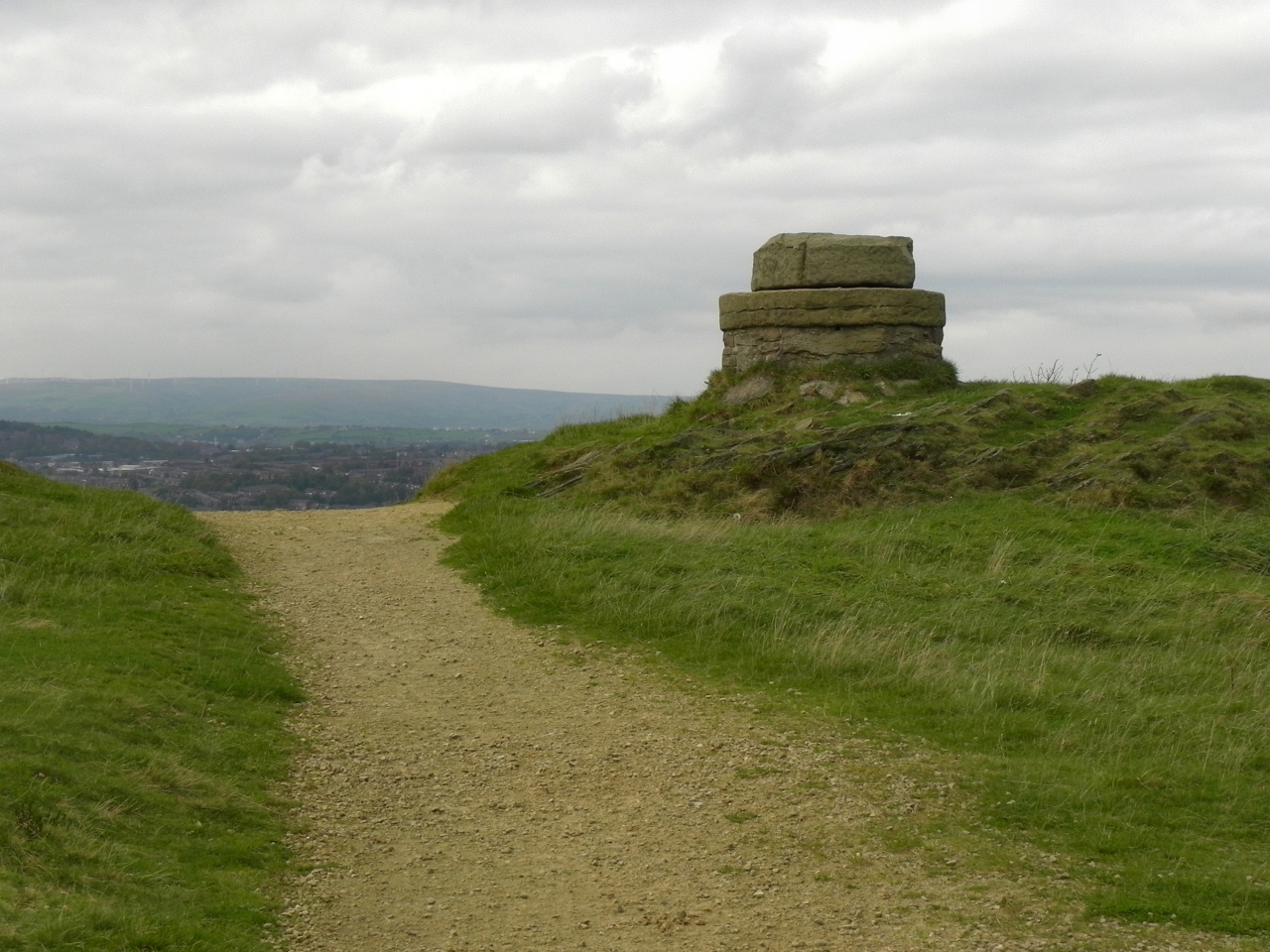 Hartshead Pike representing the Tameside area.
